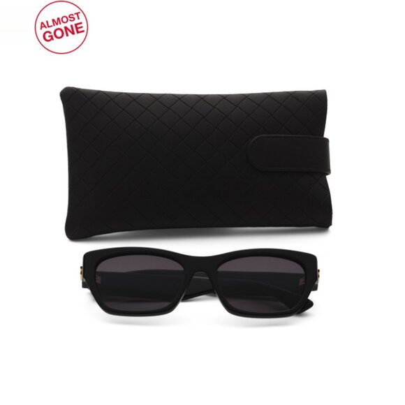 BOTTEGA VENETA Black 55mm Square Sunglasses - Picture 1 of 2